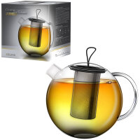 Glas Teekanne mit Edelstahlfilter für 1,5 L Form: Jumbo